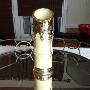 ASAIN Pottery Vintage 60s‎ Gold & Yellow Vase Vintage